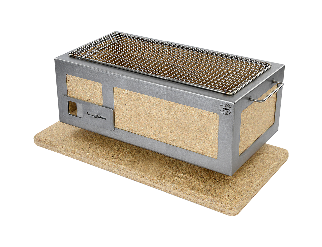 Medium Long Kasai Konro Grill with Stainless Steel Frame - Image 5